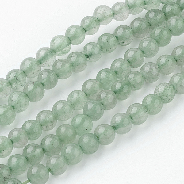 PandaHall Natural Green Aventurine Bead Strands, Round, 4~4.5mm, Hole: 1mm, about 85~90pcs/strand, 14.9 inch(38cm) Green Aventurine Round
PandaHall Natural Green Aventurine Bead Strands, Round, 4~4.5mm, Hole: 1mm, about 85~90pcs/strand, 14.9 inch(38cm) Green Aventurine Round