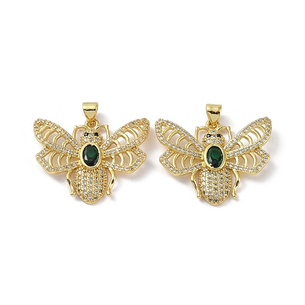 PandaHall Brass Micro Pave Cubic Zirconia Pendants, with Glass, Long-Lasting Plated, Lead Free & Cadmium Free, Bee, Real 18K Gold Plated..., Clear
PandaHall Brass Micro Pave Cubic Zirconia Pendants, with Glass, Long-Lasting Plated, Lead Free & Cadmium Free, Bee, Real 18K Gold Plated..., Clear