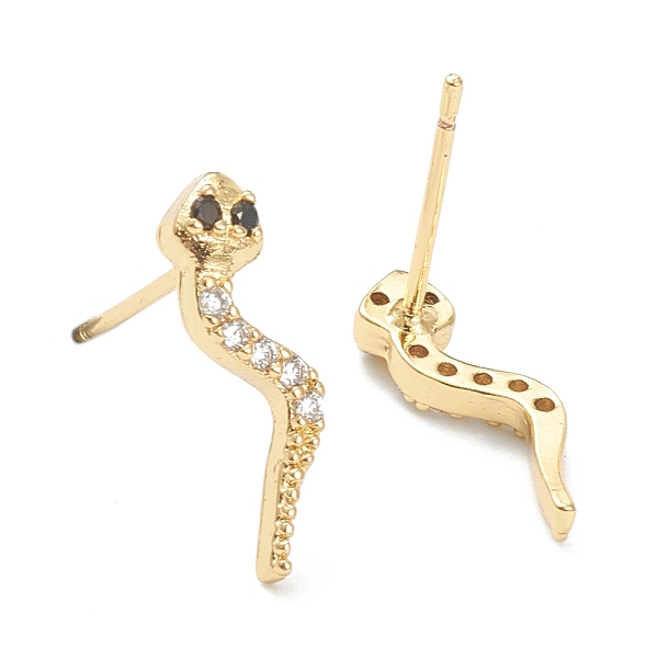 PandaHall Brass Micro Pave Clear Cubic Zirconia Stud Earrings, Tadpole, Real 18K Gold Plated, 14.5x7mm, Pin: 0.7mm Brass Insects Clear
PandaHall Brass Micro Pave Clear Cubic Zirconia Stud Earrings, Tadpole, Real 18K Gold Plated, 14.5x7mm, Pin: 0.7mm Brass Insects Clear
