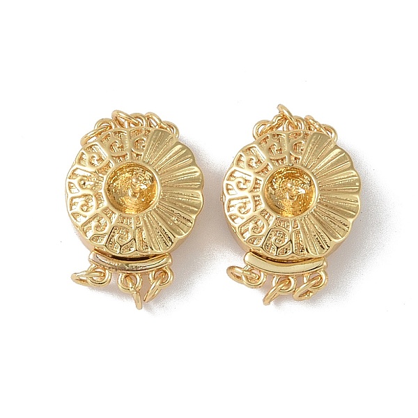 PandaHall Rack Plating Brass Box Clasps, 3-Strand, 6-Hole, Flower, Real 18K Gold Plated, 21x16x7mm, Hole: 2.4mm Brass Flower
PandaHall Rack Plating Brass Box Clasps, 3-Strand, 6-Hole, Flower, Real 18K Gold Plated, 21x16x7mm, Hole: 2.4mm Brass Flower