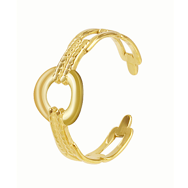 PandaHall Ring Shape Stainless Steel Open Cuff Rings for Women, Golden, Inner Diameter: 20mm Stainless Steel Ring
PandaHall Ring Shape Stainless Steel Open Cuff Rings for Women, Golden, Inner Diameter: 20mm Stainless Steel Ring