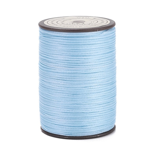 PandaHall Flat Waxed Polyester Thread String, Micro Macrame Cord, for Leather Sewing Stitching, Light Sky Blue, 0.8~0.9x0.3mm, about 109.36...
PandaHall Flat Waxed Polyester Thread String, Micro Macrame Cord, for Leather Sewing Stitching, Light Sky Blue, 0.8~0.9x0.3mm, about 109.36...