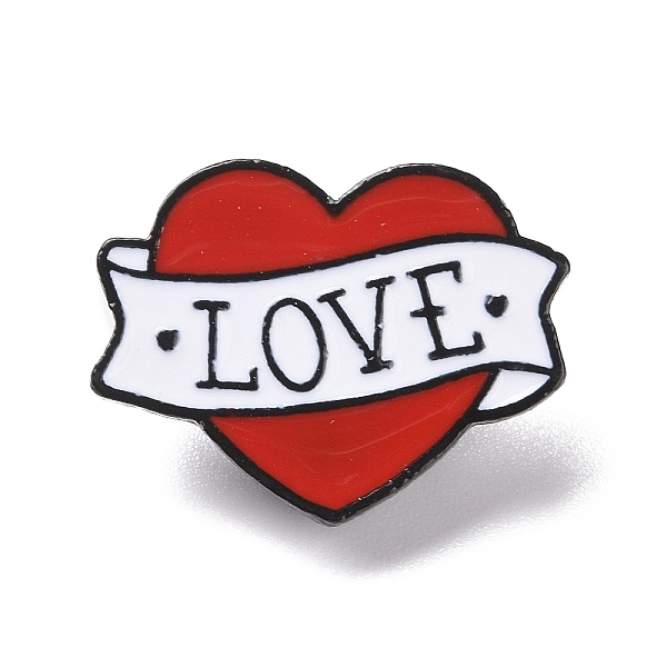 PandaHall Love Word Enamel Pin, Heart Alloy Badge for Backpack Clothes, Electrophoresis Black, Red, 21x27x1.5mm, Pin: 1.3mm Alloy+Enamel...
PandaHall Love Word Enamel Pin, Heart Alloy Badge for Backpack Clothes, Electrophoresis Black, Red, 21x27x1.5mm, Pin: 1.3mm Alloy+Enamel...