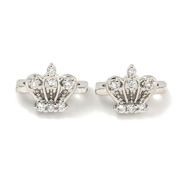PandaHall Brass Cubic Zirconia Beads, Long-Lasting Plated, Lead Free & Cadmium Free, Crown, Platinum, 7x10x5mm, Hole: 1.6mm Brass+Cubic..., Clear
PandaHall Brass Cubic Zirconia Beads, Long-Lasting Plated, Lead Free & Cadmium Free, Crown, Platinum, 7x10x5mm, Hole: 1.6mm Brass+Cubic..., Clear