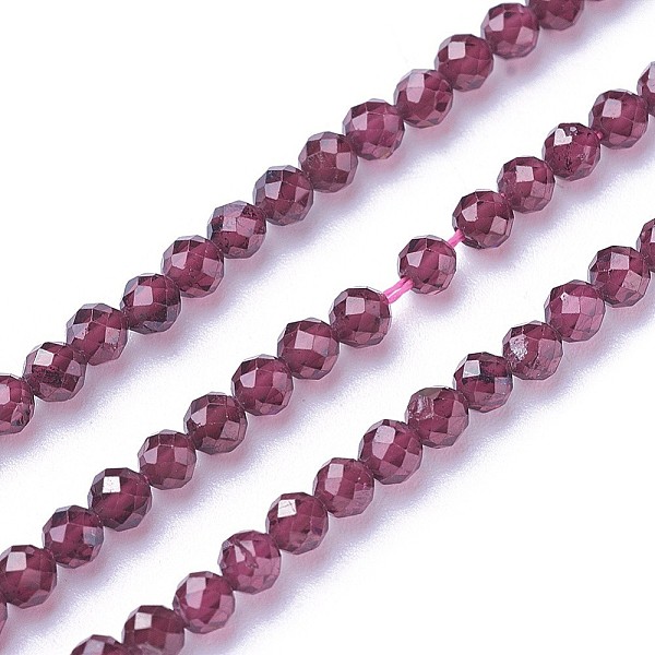PandaHall Natural Garnet Beads Strands, Faceted, Round, Dark Red, 4~4.5mm, Hole: 0.6mm, about 90~100pcs/strand, 14.5~16.1 inch(37~41cm)...
PandaHall Natural Garnet Beads Strands, Faceted, Round, Dark Red, 4~4.5mm, Hole: 0.6mm, about 90~100pcs/strand, 14.5~16.1 inch(37~41cm)...