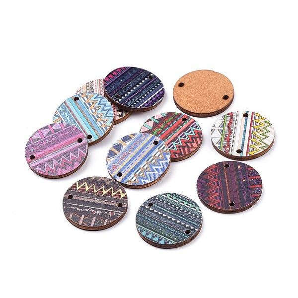 PandaHall Printed Basswood Links, Flat Round, Mixed Color, 19.5x2mm, Hole: 1.5mm Wood Flat Round Multicolor
PandaHall Printed Basswood Links, Flat Round, Mixed Color, 19.5x2mm, Hole: 1.5mm Wood Flat Round Multicolor