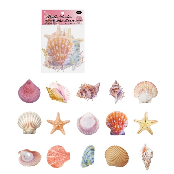 PandaHall 30Pcs PET Self-Adhesive Decorative Stickers, Waterproof Decals for DIY Scrapbooking, Kid's Art Craft, Shell Shape, 90x100mm PET...
PandaHall 30Pcs PET Self-Adhesive Decorative Stickers, Waterproof Decals for DIY Scrapbooking, Kid's Art Craft, Shell Shape, 90x100mm PET...