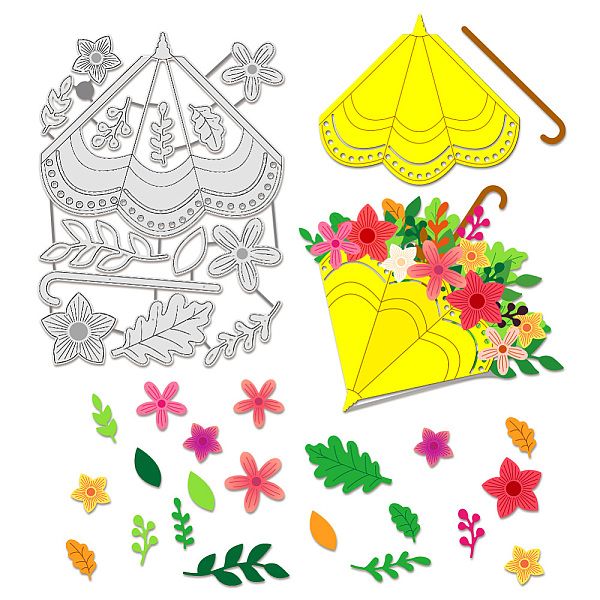 PandaHall BENECREAT Umbrella Flowers Cutting Dies, Folding Umbrella Metal Stencils Leaf Branch Decorative Embossing Stencils for...
PandaHall BENECREAT Umbrella Flowers Cutting Dies, Folding Umbrella Metal Stencils Leaf Branch Decorative Embossing Stencils for...