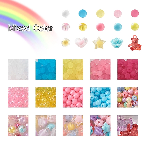 PandaHall DIY Jewelry Making Kits for Kids, Including Opaque & Transparent Acrylic Beads, Zinc Alloy Lobster Claw Clasps, Scissors, Iron..., Multicolor
PandaHall DIY Jewelry Making Kits for Kids, Including Opaque & Transparent Acrylic Beads, Zinc Alloy Lobster Claw Clasps, Scissors, Iron..., Multicolor