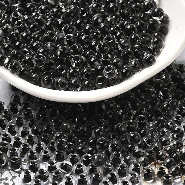 PandaHall Transparent Glass Round Seed Beads, Inside Colours, Round, Black, 6/0, 4x3mm, Hole: 1.2mm, about 7258pcs/pound Glass Black
PandaHall Transparent Glass Round Seed Beads, Inside Colours, Round, Black, 6/0, 4x3mm, Hole: 1.2mm, about 7258pcs/pound Glass Black