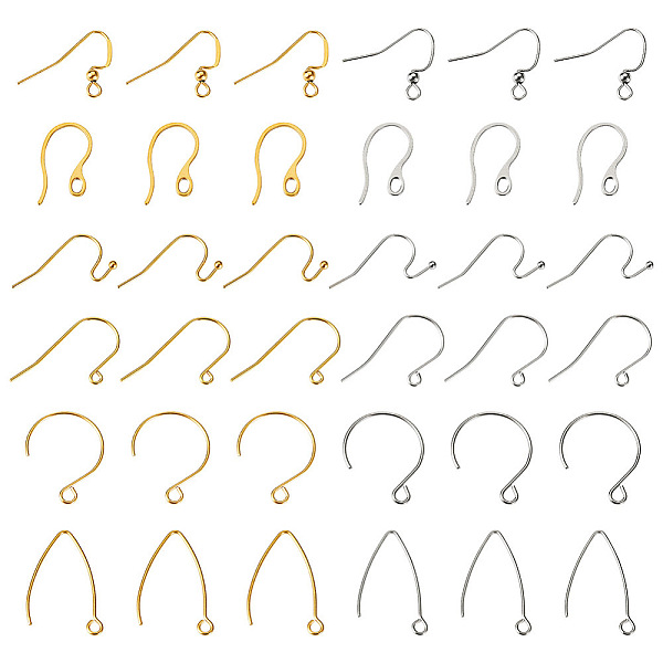 PandaHall 96Pcs 12 Style 304 Stainless Steel Earring Hooks, Circle Ball End & Shepherd's Hook & Marquise Ear Wire, with Horizontal Loops...
PandaHall 96Pcs 12 Style 304 Stainless Steel Earring Hooks, Circle Ball End & Shepherd's Hook & Marquise Ear Wire, with Horizontal Loops...