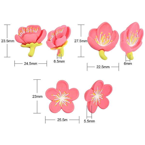 PandaHall 45Pcs 9 Styles Opaque Resin Cabochons, Water Lilies, Mixed Color, 23~27x22~25.5x5.5~6.5mm, 5pcs/style Resin Flower Multicolor
PandaHall 45Pcs 9 Styles Opaque Resin Cabochons, Water Lilies, Mixed Color, 23~27x22~25.5x5.5~6.5mm, 5pcs/style Resin Flower Multicolor