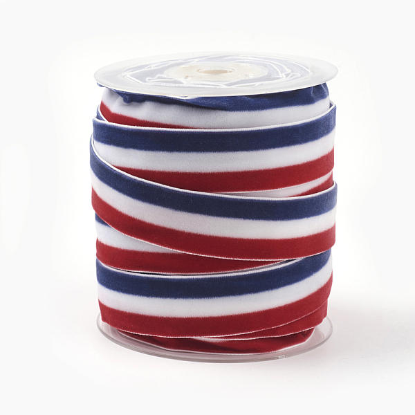 PandaHall 3 Colors Single Face Velvet Ribbon, Colorful, 3/4 inch(19mm), about 25yards/roll(22.86m/roll) Velvet Stripe
PandaHall 3 Colors Single Face Velvet Ribbon, Colorful, 3/4 inch(19mm), about 25yards/roll(22.86m/roll) Velvet Stripe
