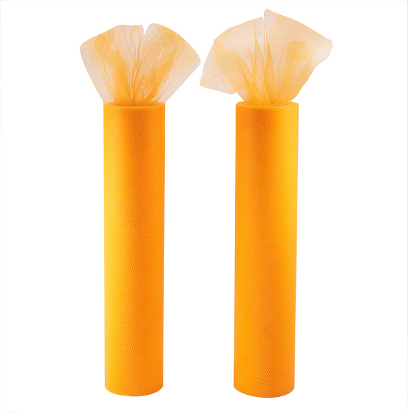 PandaHall Deco Mesh Ribbons, Tulle Fabric, Tulle Roll Spool Fabric For Skirt Making, Orange, 30cm, 25yards/roll(22.86m/roll) Organza Orange
PandaHall Deco Mesh Ribbons, Tulle Fabric, Tulle Roll Spool Fabric For Skirt Making, Orange, 30cm, 25yards/roll(22.86m/roll) Organza Orange