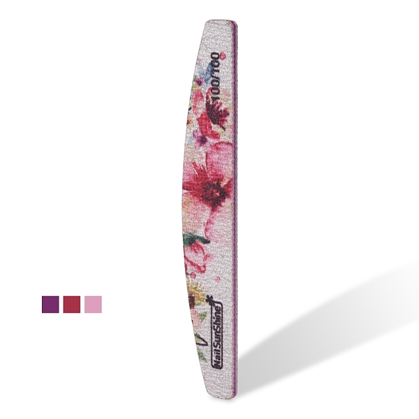 PandaHall 100/100 Grit Nail File, Double-sided Printing Sponge Polish Strip File, Burnishing Stick, Sandpaper Nail Buffer, Waterproof, Dark..., Purple
PandaHall 100/100 Grit Nail File, Double-sided Printing Sponge Polish Strip File, Burnishing Stick, Sandpaper Nail Buffer, Waterproof, Dark..., Purple