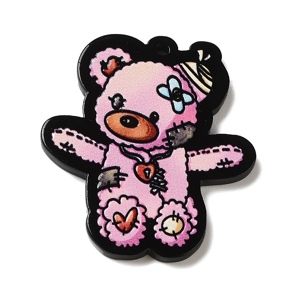 PandaHall Acrylic Pendants, Double Print, Bear, 41.5x37x3mm, Hole: 2mm Acrylic Bear Pink
PandaHall Acrylic Pendants, Double Print, Bear, 41.5x37x3mm, Hole: 2mm Acrylic Bear Pink