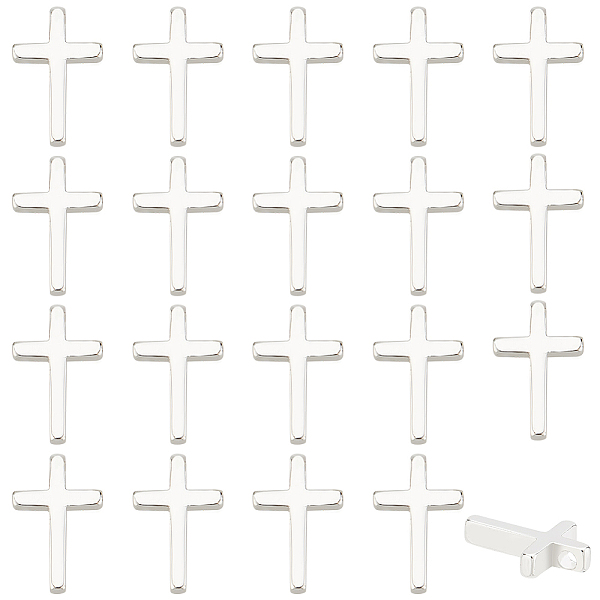 PandaHall BENECREAT 20Pcs Brass Tiny Cross Charms, Long-Lasting Plated, 925 Sterling Silver Plated, 13x8.5x2mm, Hole: 0.5mm Brass Cross
PandaHall BENECREAT 20Pcs Brass Tiny Cross Charms, Long-Lasting Plated, 925 Sterling Silver Plated, 13x8.5x2mm, Hole: 0.5mm Brass Cross