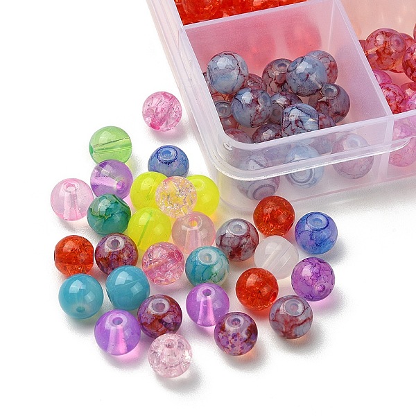 PandaHall DIY Stretch Bracelet Making Kit, Including Round Glass & Acrylic Beads, Elastic Thread, Mixed Color, 8mm, Hole: 1.3mm~2mm..., Multicolor
PandaHall DIY Stretch Bracelet Making Kit, Including Round Glass & Acrylic Beads, Elastic Thread, Mixed Color, 8mm, Hole: 1.3mm~2mm..., Multicolor