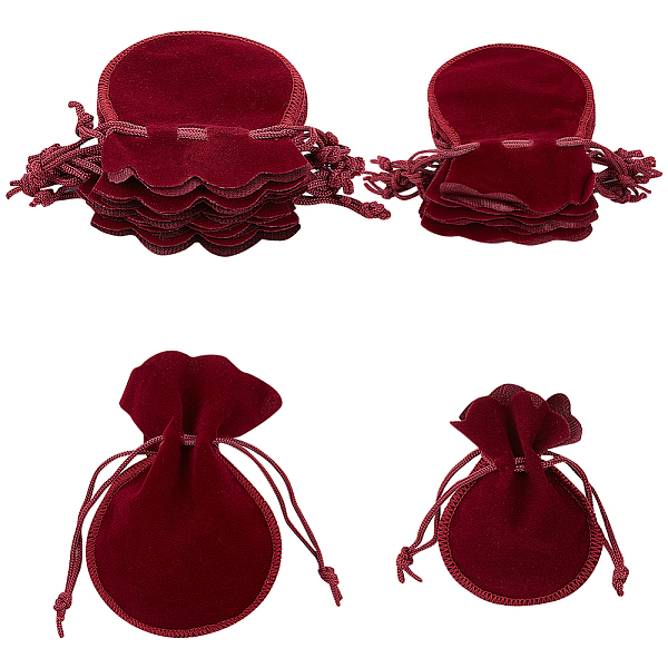 PandaHall Beebeecraft 20Pcs 2 Styles Gourd Velvet Bags, Drawstring Gift Pouches Favor Bags, Dark Red, 9.5~12x7.5~9cm, 10pcs/style Velvet
PandaHall Beebeecraft 20Pcs 2 Styles Gourd Velvet Bags, Drawstring Gift Pouches Favor Bags, Dark Red, 9.5~12x7.5~9cm, 10pcs/style Velvet