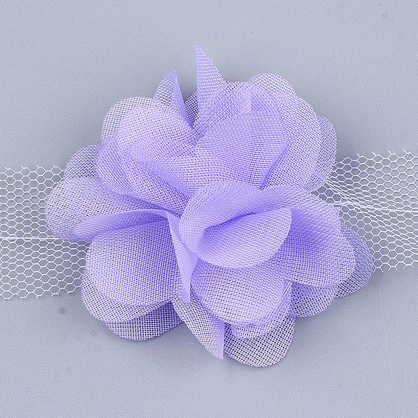 PandaHall Organza Flower Ribbon, Costume Accessories, For Party Wedding Decoration and Earring Making, Lilac, 50~60mm, about 10yard/bundle..., Purple
PandaHall Organza Flower Ribbon, Costume Accessories, For Party Wedding Decoration and Earring Making, Lilac, 50~60mm, about 10yard/bundle..., Purple