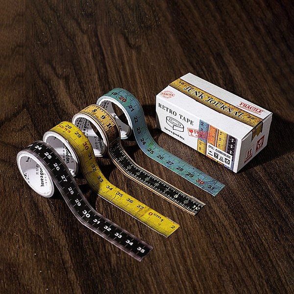 PandaHall 4 Rolls Retro Ruler Decorative Paper Tapes, Floral Adhesive Tapes, for DIY Scrapbooking Supplie Gift Decoration, Mixed Color, 15mm..., Multicolor
PandaHall 4 Rolls Retro Ruler Decorative Paper Tapes, Floral Adhesive Tapes, for DIY Scrapbooking Supplie Gift Decoration, Mixed Color, 15mm..., Multicolor