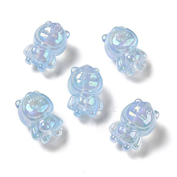 PandaHall UV Plating Rainbow Iridescent Acrylic Beads, Girl with Cat Clothes, Light Sky Blue, 22x15.5x15mm, Hole: 3.5mm Acrylic Human
PandaHall UV Plating Rainbow Iridescent Acrylic Beads, Girl with Cat Clothes, Light Sky Blue, 22x15.5x15mm, Hole: 3.5mm Acrylic Human