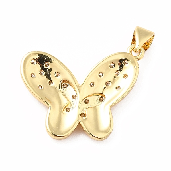 PandaHall Rack Plating Brass Micro Pave Cubic Zirconia Pendants, Long-Lasting Plated, Real 18K Gold Plated, Butterfly, Clear, 24x22.5x3mm...
PandaHall Rack Plating Brass Micro Pave Cubic Zirconia Pendants, Long-Lasting Plated, Real 18K Gold Plated, Butterfly, Clear, 24x22.5x3mm...