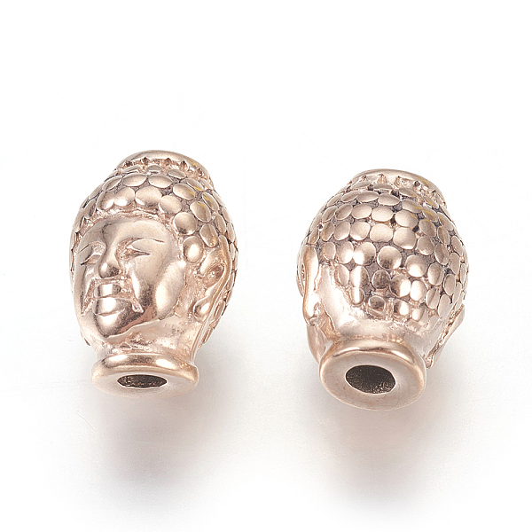 PandaHall 316 Surgical Stainless Steel Beads, Buddha Head, Rose Gold, 10x13x9mm, Hole: 2mm 316 Surgical Stainless Steel Human
PandaHall 316 Surgical Stainless Steel Beads, Buddha Head, Rose Gold, 10x13x9mm, Hole: 2mm 316 Surgical Stainless Steel Human