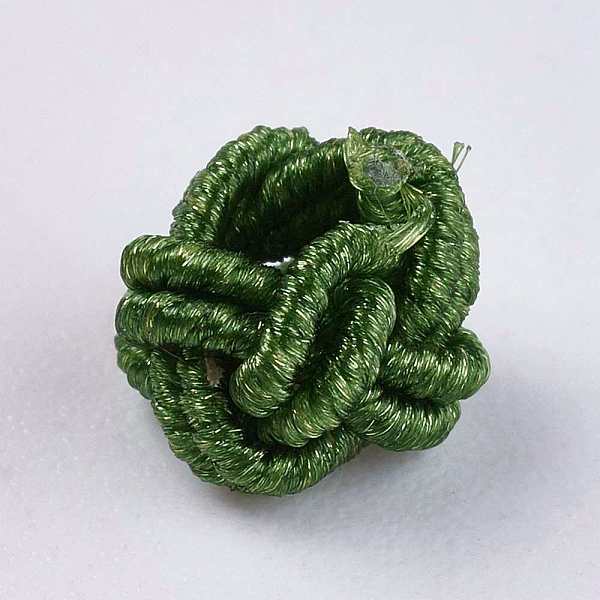 PandaHall Polyester Weave Beads, Round, Dark Green, 6.5x4.5mm, Hole: 4mm Polyester Round Green
PandaHall Polyester Weave Beads, Round, Dark Green, 6.5x4.5mm, Hole: 4mm Polyester Round Green