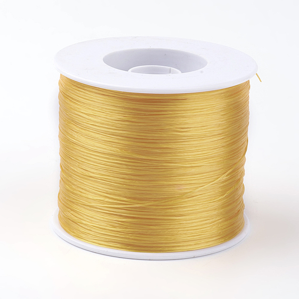 PandaHall Korean Flat Elastic Crystal String, Elastic Beading Thread, for Stretch Bracelet Making, Gold, 0.5mm, about 546.8 yards(500m)/roll...
PandaHall Korean Flat Elastic Crystal String, Elastic Beading Thread, for Stretch Bracelet Making, Gold, 0.5mm, about 546.8 yards(500m)/roll...