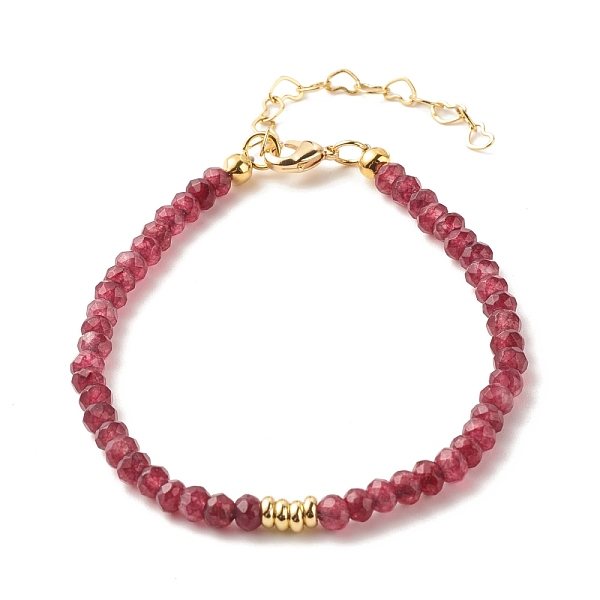 PandaHall Natural Malaysia Jade(Dyed) Beaded Bracelets for Women or Men, with Golden Tone Brass Findings, Indian Red, 7-1/4 inch(18.5cm)...
PandaHall Natural Malaysia Jade(Dyed) Beaded Bracelets for Women or Men, with Golden Tone Brass Findings, Indian Red, 7-1/4 inch(18.5cm)...