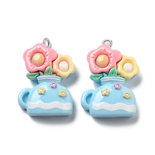 PandaHall Spring Theme Opaque Resin Pendants, Plant Charms, Flower, 29x20.5x7mm, Hole: 2mm Resin Flower
PandaHall Spring Theme Opaque Resin Pendants, Plant Charms, Flower, 29x20.5x7mm, Hole: 2mm Resin Flower
