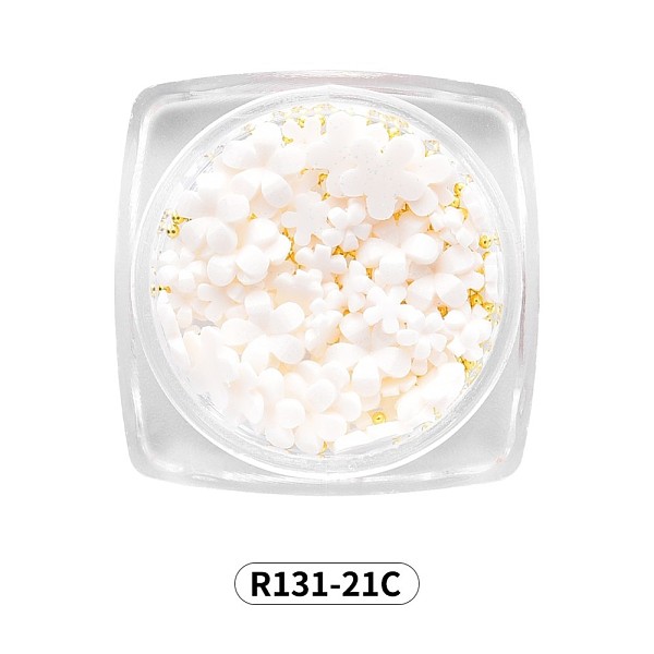 PandaHall Nail Art Decoration, Five Petals Flower Shape Accessories, WhiteSmoke, 3.5~6mm Resin White
PandaHall Nail Art Decoration, Five Petals Flower Shape Accessories, WhiteSmoke, 3.5~6mm Resin White