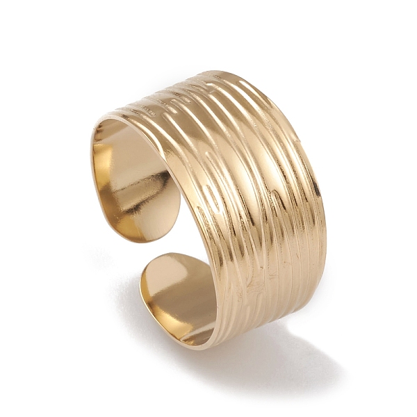 PandaHall Ion Plating(IP) 304 Stainless Steel Cuff Rings, Wide Band Ring for Women, Real 14K Gold Plated, 7~10mm, Inner Diameter: 17.2mm 304...
PandaHall Ion Plating(IP) 304 Stainless Steel Cuff Rings, Wide Band Ring for Women, Real 14K Gold Plated, 7~10mm, Inner Diameter: 17.2mm 304...