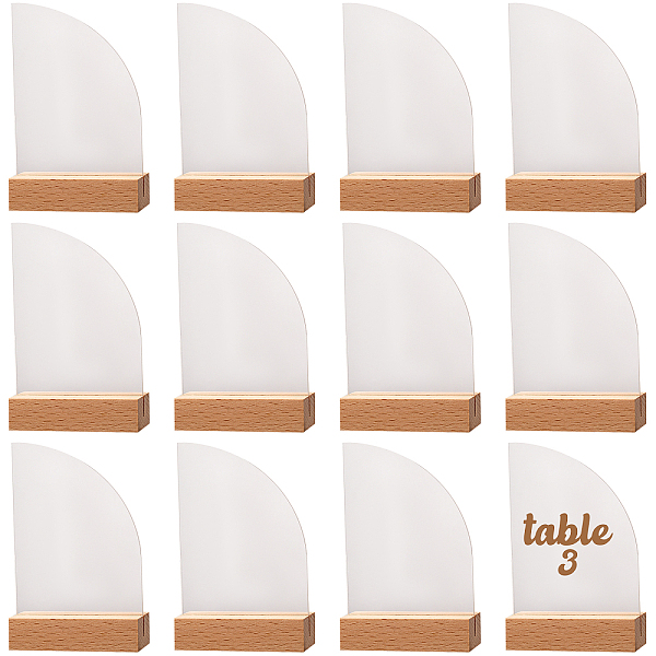 PandaHall Transparent Acrylic Place Card & Wood Card Holder Set, for Wedding, Party, Restaurant, Clear, 60x15x95mm Acrylic Others Clear
PandaHall Transparent Acrylic Place Card & Wood Card Holder Set, for Wedding, Party, Restaurant, Clear, 60x15x95mm Acrylic Others Clear