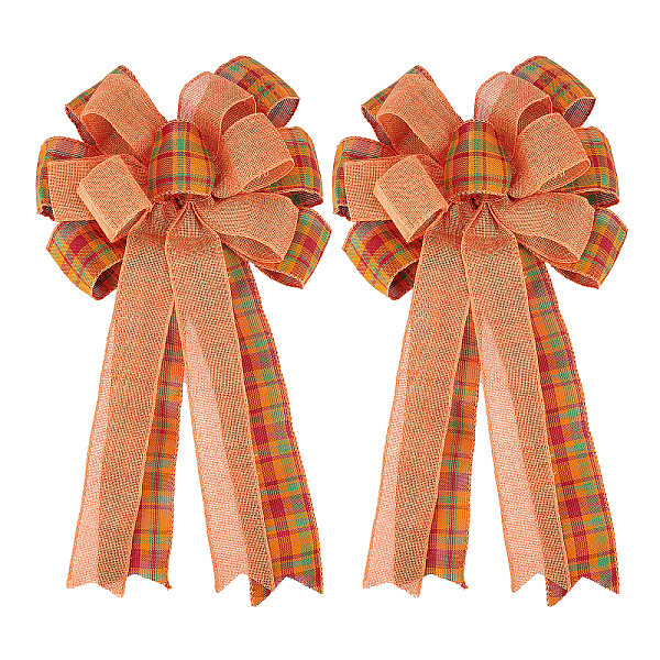 PandaHall CHGCRAFT 2Pcs Thanksgiving Fall Wreath Bow Orange Buffalo Plaid Gift Bow Tree Topper Bow for Thanksgiving Home Indoor Outdoor..., Red
PandaHall CHGCRAFT 2Pcs Thanksgiving Fall Wreath Bow Orange Buffalo Plaid Gift Bow Tree Topper Bow for Thanksgiving Home Indoor Outdoor..., Red