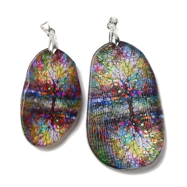 PandaHall Natural Agate Big Pendants, Tree of Life Charms with Platinum Plated Metal Pinch Bails, Dyed & Heated, Colorful...
PandaHall Natural Agate Big Pendants, Tree of Life Charms with Platinum Plated Metal Pinch Bails, Dyed & Heated, Colorful...