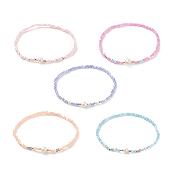 PandaHall Natural Pearl & Glass Seed Beaded Stretch Bracelet for Women, Mixed Color, Inner Diameter: 2-3/8 inch(5.9cm) Pearl Multicolor
PandaHall Natural Pearl & Glass Seed Beaded Stretch Bracelet for Women, Mixed Color, Inner Diameter: 2-3/8 inch(5.9cm) Pearl Multicolor