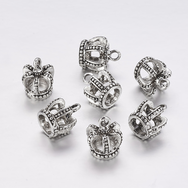 PandaHall Tibetan Style Alloy 3D Crown Charms, Cadmium Free & Lead Free , Antique Silver, 14x12x12mm, Hole: 2mm Alloy Crown
PandaHall Tibetan Style Alloy 3D Crown Charms, Cadmium Free & Lead Free , Antique Silver, 14x12x12mm, Hole: 2mm Alloy Crown