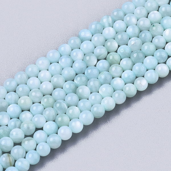 PandaHall Natural Freshwater Shell Beads Strands, Dyed, Round, Pale Turquoise, 2.5mm, Hole: 0.7mm, about 150~190pcs/Strand, 14.96 inch~15.75..., Cyan
PandaHall Natural Freshwater Shell Beads Strands, Dyed, Round, Pale Turquoise, 2.5mm, Hole: 0.7mm, about 150~190pcs/Strand, 14.96 inch~15.75..., Cyan