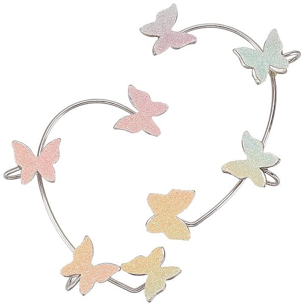 PandaHall SUNNYCLUE 2Pcs 2 Styles Bling Butterfly Cuff Earrings, Brass Wrap Earrings for Non-Piercing Ear, Platinum, Colorful, 56x46x10mm...
PandaHall SUNNYCLUE 2Pcs 2 Styles Bling Butterfly Cuff Earrings, Brass Wrap Earrings for Non-Piercing Ear, Platinum, Colorful, 56x46x10mm...
