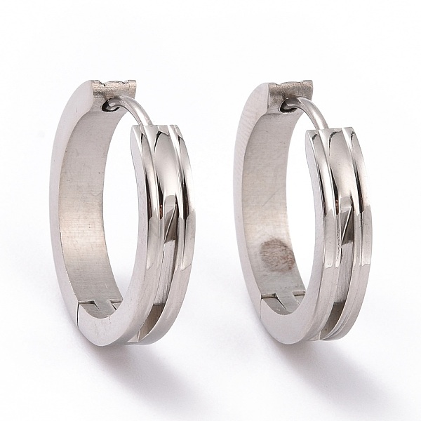 PandaHall 201 Stainless Steel Hinged Hoop Earrings with 304 Stainless Steel Pins for Women, Stainless Steel Color, 19.5x20x4mm, Pin: 1mm 201...
PandaHall 201 Stainless Steel Hinged Hoop Earrings with 304 Stainless Steel Pins for Women, Stainless Steel Color, 19.5x20x4mm, Pin: 1mm 201...