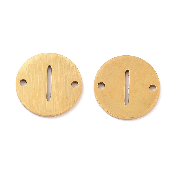 PandaHall Vacuum Plating 201 Stainless Steel Hollow Flat Round Links, Letter Connector Charms, Real 18K Gold Plated, Letter I, 12x1mm, Hole...
PandaHall Vacuum Plating 201 Stainless Steel Hollow Flat Round Links, Letter Connector Charms, Real 18K Gold Plated, Letter I, 12x1mm, Hole...