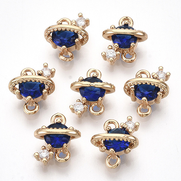 PandaHall Golden Tone Brass Links connectors, with Glass, Faceted, Planet, Medium Blue, 10x9x5mm, Hole: 1.2mm Brass+Glass Planet Blue
PandaHall Golden Tone Brass Links connectors, with Glass, Faceted, Planet, Medium Blue, 10x9x5mm, Hole: 1.2mm Brass+Glass Planet Blue