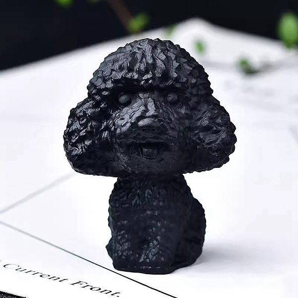PandaHall Natural Obsidian Ornament Home Desktop Decoration Craft, Dog, 60mm Obsidian Dog
PandaHall Natural Obsidian Ornament Home Desktop Decoration Craft, Dog, 60mm Obsidian Dog