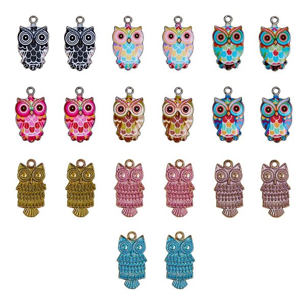 PandaHall 20Pcs 10 Styles Platinum & Golden Plated Alloy Enamel Pendants, Owl Shape, Mixed Color, 2Pcs/Style Alloy+Enamel Owl Multicolor
PandaHall 20Pcs 10 Styles Platinum & Golden Plated Alloy Enamel Pendants, Owl Shape, Mixed Color, 2Pcs/Style Alloy+Enamel Owl Multicolor