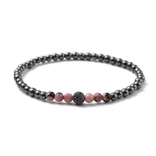 PandaHall Round Beaded Stretch Bracelets, with Natural & Synthetic Gemstone Beads, Non-Magnetic Synthetic Hematite Beads and Brass Cubic...
PandaHall Round Beaded Stretch Bracelets, with Natural & Synthetic Gemstone Beads, Non-Magnetic Synthetic Hematite Beads and Brass Cubic...