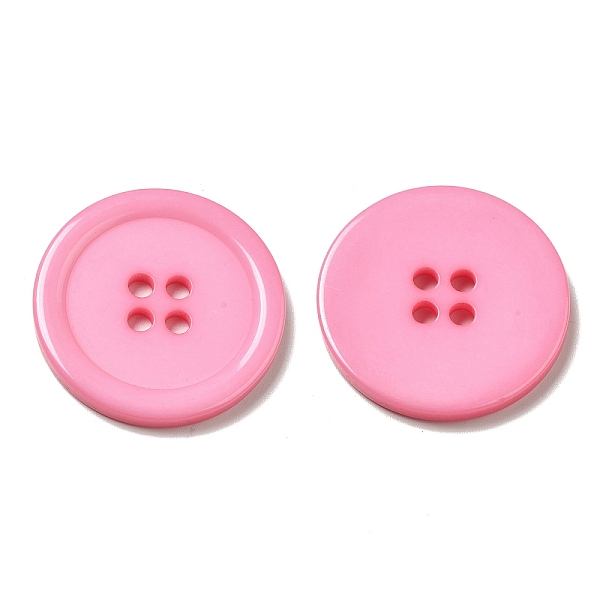 PandaHall Resin Buttons, Dyed, Flat Round, Pink, 30x3mm, Hole: 3mm, 98pcs/bag Resin Flat Round Pink
PandaHall Resin Buttons, Dyed, Flat Round, Pink, 30x3mm, Hole: 3mm, 98pcs/bag Resin Flat Round Pink