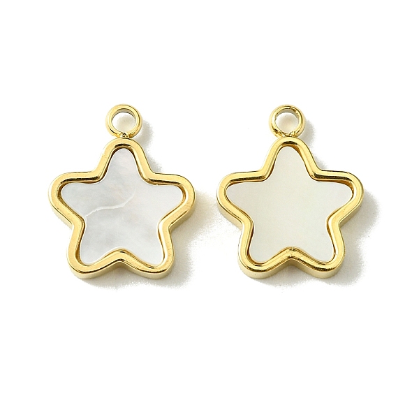 PandaHall Ion Plating(IP) 304 Stainless Steel Pave Shell Star Charms, Real 14K Gold Plated, 11.5x9.5x1.8mm, Hole: 1.5mm Shell Star
PandaHall Ion Plating(IP) 304 Stainless Steel Pave Shell Star Charms, Real 14K Gold Plated, 11.5x9.5x1.8mm, Hole: 1.5mm Shell Star