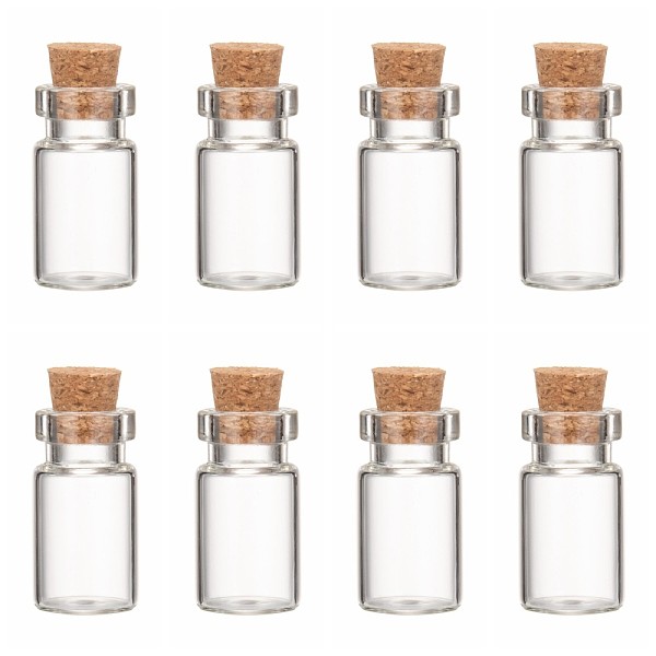 PandaHall Glass Wishing Bottle Bead Containers, Corked Bottles, Clear, 13x23mm, Inner Diameter: 13mm, Tampion: 7x5~6.5mm, Bottleneck: 8.5mm...
PandaHall Glass Wishing Bottle Bead Containers, Corked Bottles, Clear, 13x23mm, Inner Diameter: 13mm, Tampion: 7x5~6.5mm, Bottleneck: 8.5mm...